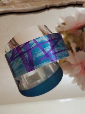 Jon Klar Aluminum Abstract Cuff Bracelet